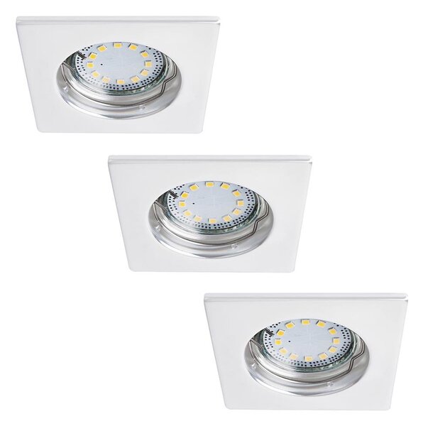 Rabalux 1052 - SET 3x Lampada LED da incasso LITE 1xGU10-LED/3W/230V IP44