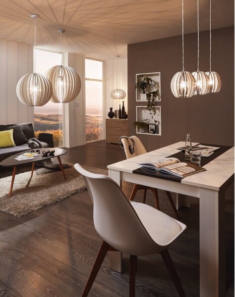 Eglo 94441 - Lampadario COSSANO 1xE27/60W/230V