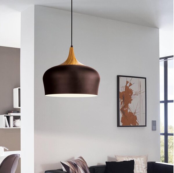 Eglo 95385 - Lampadario OBREGON 1xE27/60W/230V