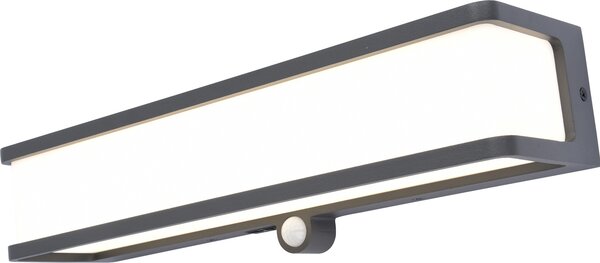 Applique solare a LED con rilevatore di movimento 35 x 9 cm