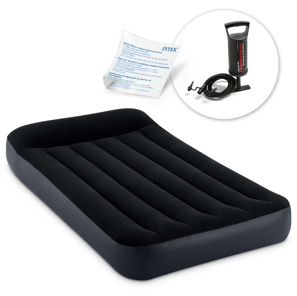 Materasso gonfiabile con pompa 191 x 99 x 25 cm INTEX 64141