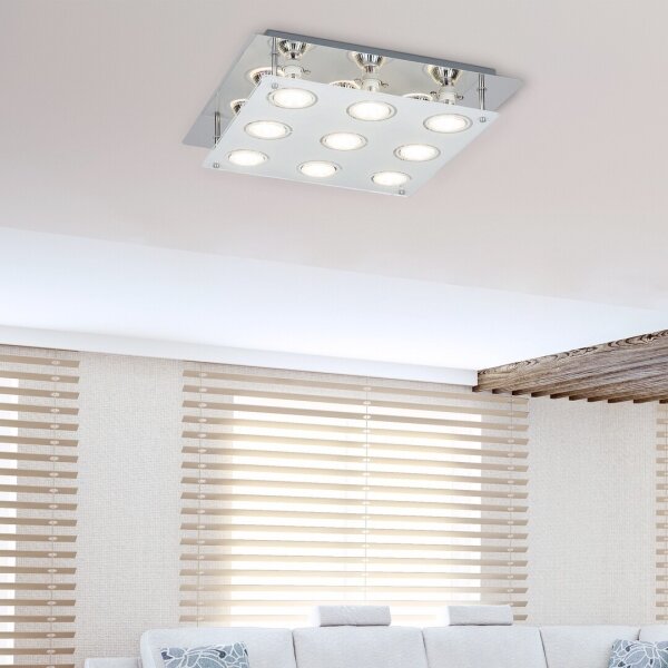 Rabalux 2517 - Plafoniera LED da soffitto NAOMI 9xGU10/5W