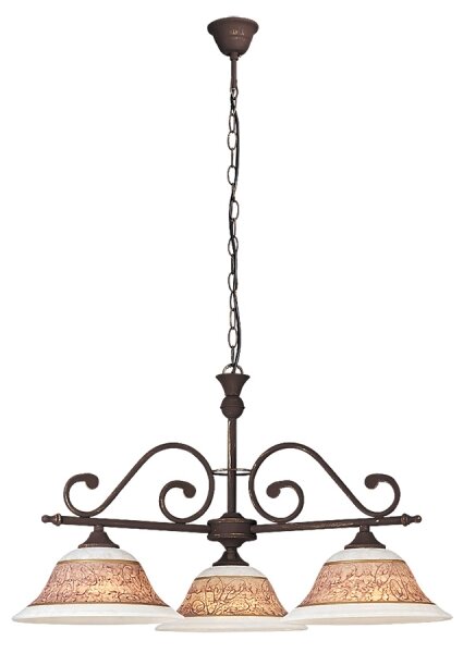 Rabalux 7747 - Lampadario a sospensione con catena MAGDALENA 3xE27/60W/230V