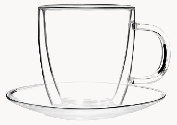Set di 2 tazze caffè con piattino Amo