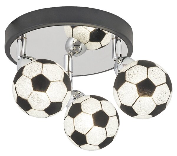 Rabalux 4473 - LED Faretto per bambini FRANKIE 3xG9/4W/230V bianco