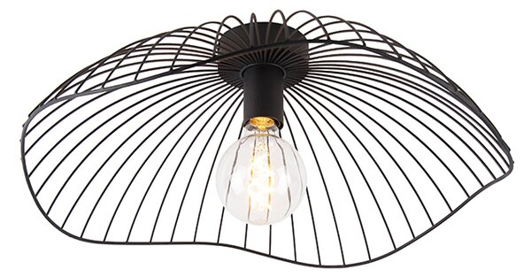 Plafoniera di design nera 50 cm - Pua