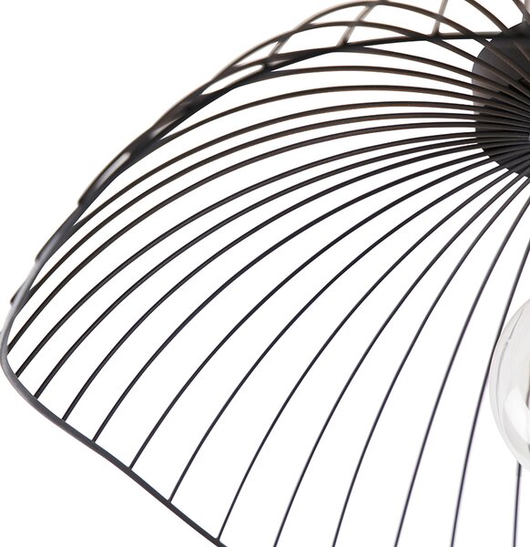 Plafoniera di design nera 50 cm - Pua