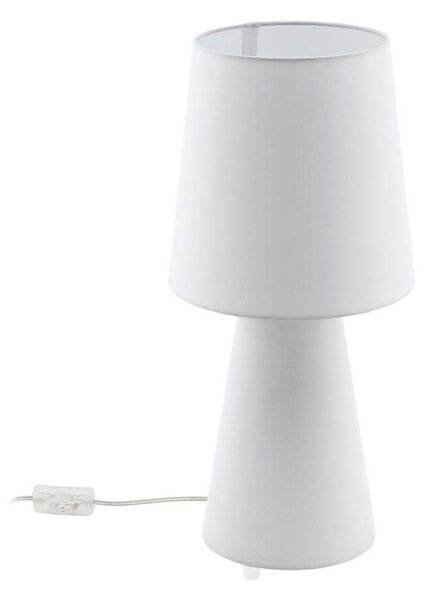 Eglo 79128 - Lampada da tavolo CARPARA 2xE27/12W/230V