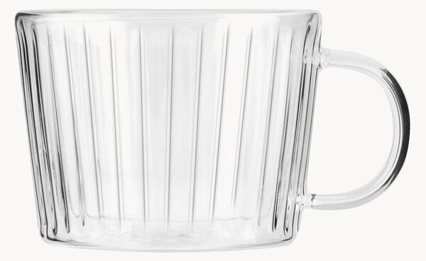 Set di 2 tazze da caffè in vetro borosilicato Livio