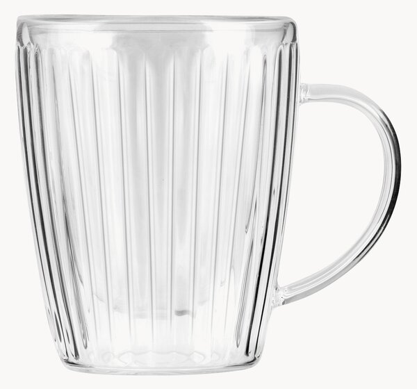 Set di 2 tazze da caffè in vetro borosilicato Livio