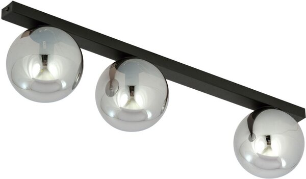 Lampada da soffitto Emibig 3xE14 40W FIT 3 NERO/GRAFITE 1122/3