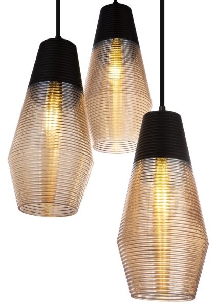 Globo 15043-3 - Lampadario a sospensione con filo WAYNE 3xE27/60W/230V