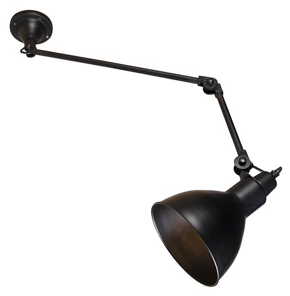 Lampada da parete intelligente nera regolabile con Wi-Fi A60 - Wye
