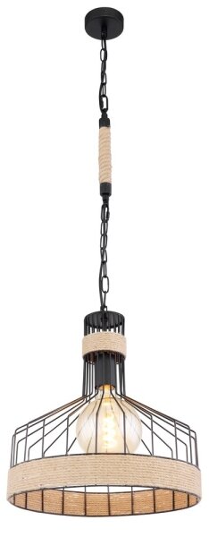 Globo 15675H1 - Lampadario su catena HALIA 1xE27/60W/230V