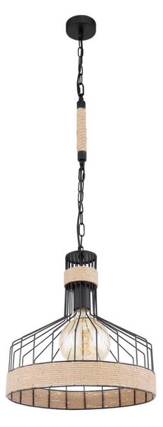 Globo 15675H1 - Lampadario su catena HALIA 1xE27/60W/230V