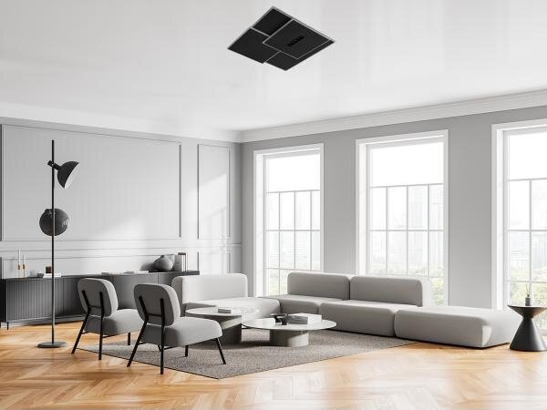 Plafoniera LED dimmerabile LED/95W/230V 3000-6500K nero + telecomando