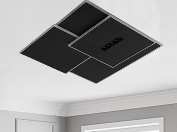 Plafoniera LED dimmerabile LED/95W/230V 3000-6500K nero + telecomando