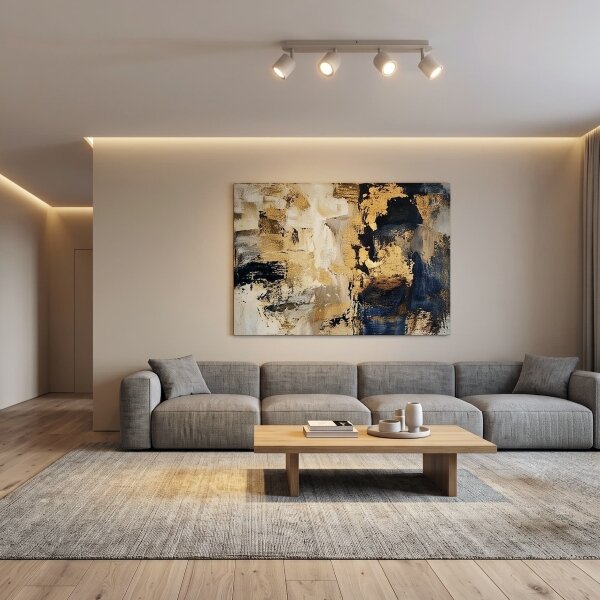 Faretto DEMIA 4xGU10/8W/230V beige