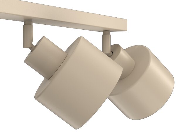 Faretto PARKLA 3xE27/15W/230V beige
