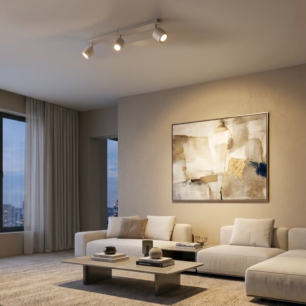 Faretto DEMIA 3x GU10/8W/230V beige