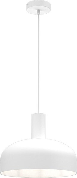 Lampada a sospensione scandinava per cucina, sala da pranzo, sopra il tavolo, bianca, Ø30 cm, 1xE27, 60 W, VISBY Milagro