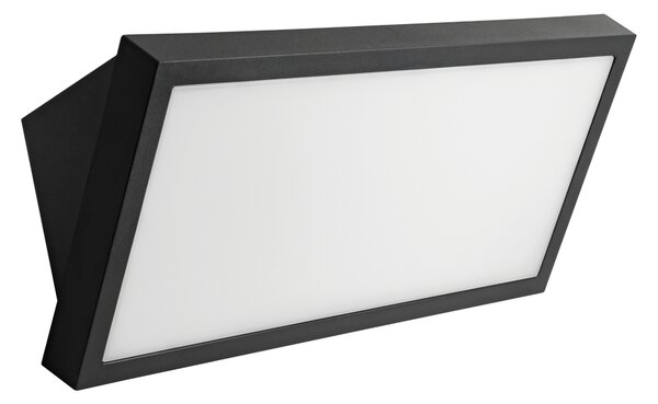 Applique Led da parete Tobias 20W Nero IP65 CCT temperatura colore regolabile Novaline