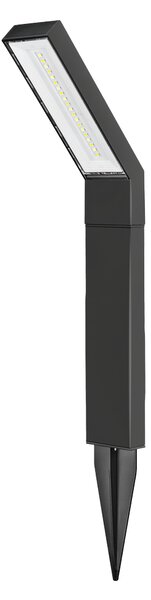 Lampioncino Led 3W Nero con pannello solare e sensore crepuscolare IP54 CCT temperatura colore regolabile Novaline