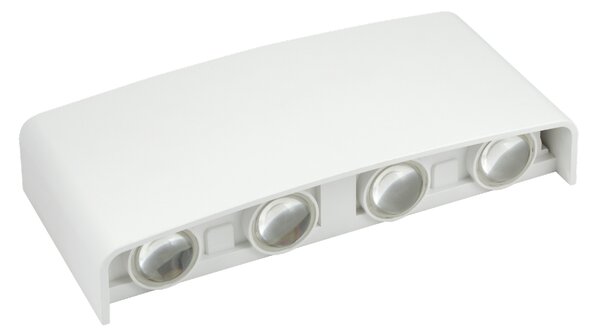 Applique Led da parete Solari 8W Bianco IP65 CCT temperatura colore regolabile Novaline