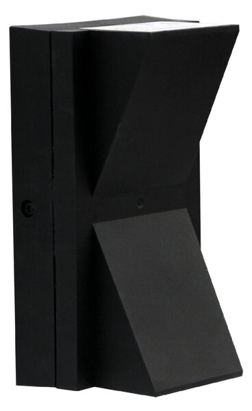 Applique Led da parete Kappa 10W Nero IP65 CCT temperatura colore regolabile Novaline