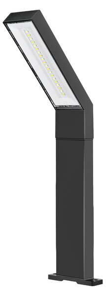 Lampioncino Led 3W Nero con pannello solare e sensore crepuscolare IP54 CCT temperatura colore regolabile Novaline