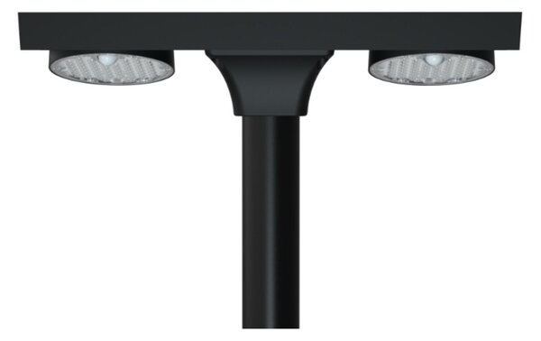 Lampione ad Energia Solare 4800 Lumen Doppia Fonte Luminosa