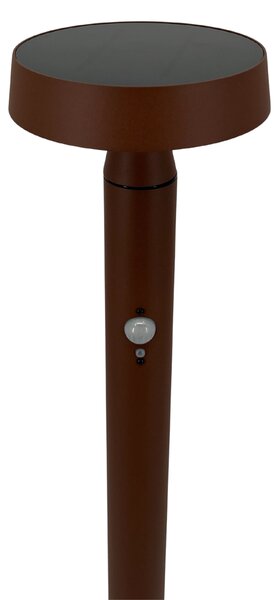 Lampioncino da Giardino Solare 600 Lumen "LMS-092" Corten