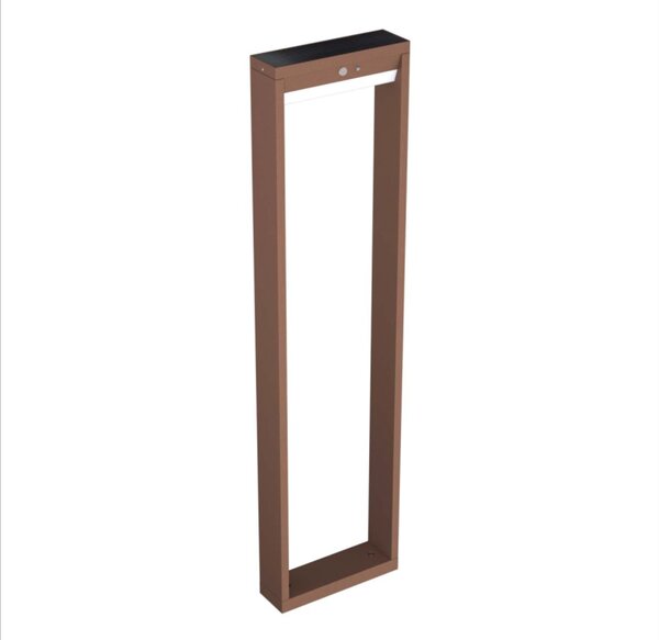 Lampioncino da Giardino Solare 600 Lumen "LMS-091" Corten