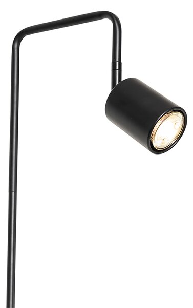Lampada da terra moderna nera regolabile - Java