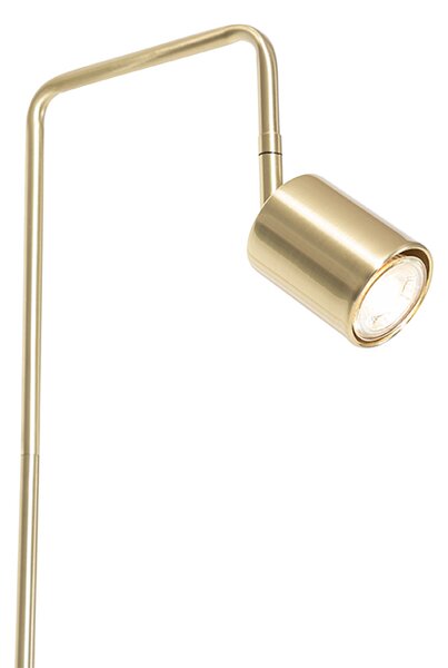 Lampada da terra moderna in ottone regolabile - Java