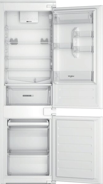 Whirlpool Frigorifero da Incasso Combinato Capacit 268 Litri Classe energetica E Raffreddamento Ventilato Less Frost colore Bianco - WHC18D011B1