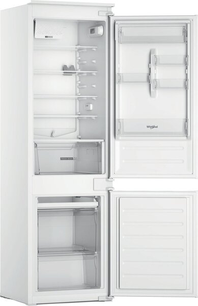 Whirlpool Frigorifero da Incasso Combinato Capacit 268 Litri Classe energetica E Raffreddamento Ventilato Less Frost colore Bianco - WHC18D011B1