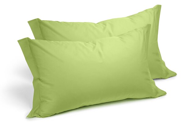 Coppia Federe In Cotone Cotone Tinta Unita Standard Caleffi Tinta Unita Menta Caleffi