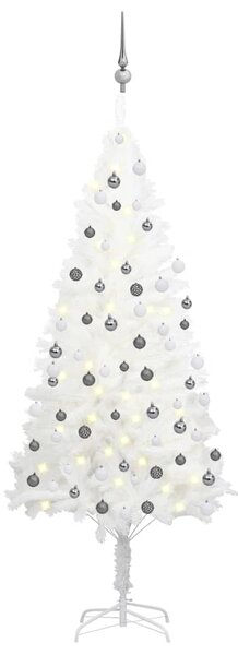 6 fiocchi di neve decorativi innevati h20 cm - colore bianco - addobbo  natale decorazione