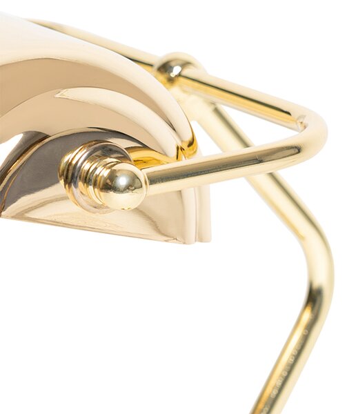 Lampada da tavolo classica/lampada da notaio in ottone - Banker