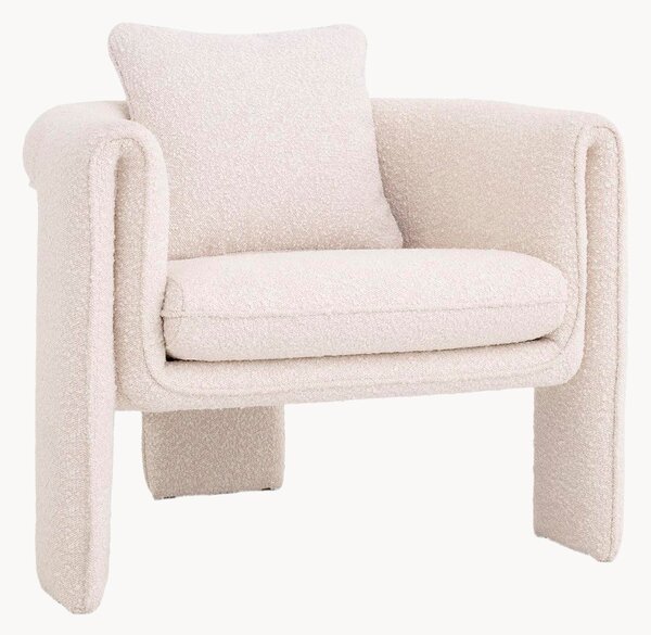Poltrona in bouclé Toto
