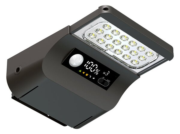 Lampione Solare 3000 Lumen con Telecomando "LMS-53"