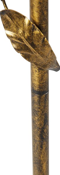 Lampada da terra vintage oro antico 29 cm senza paralume - Linden