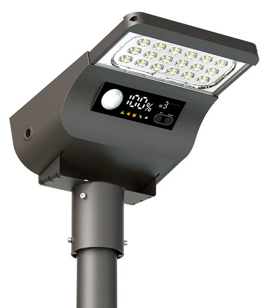 Lampione Solare 3000 Lumen con Telecomando "LMS-53"