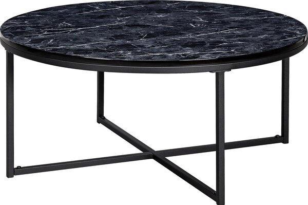Tavolo 80x36x80 cm con aspetto marmo | Wohnling