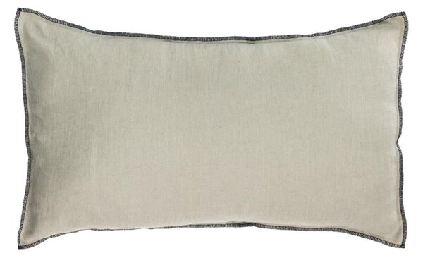 Fodera cuscino Elea 100% lino grigio chiaro 30 x 50 cm
