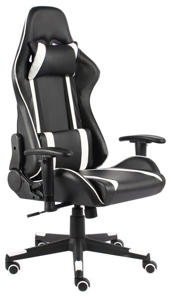 Sedia da gioco girevole in PVC bianco