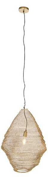 Lampada a sospensione orientale oro 60 cm - NIDUM