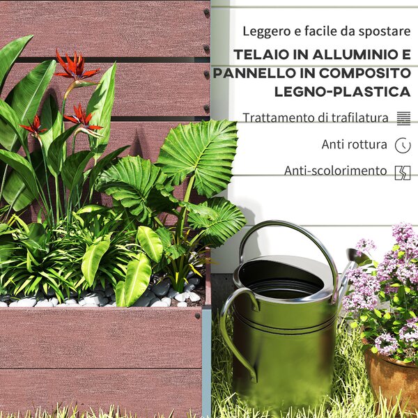 Sunnyglade 2 Fioriere Rialzate Con Traliccio 160 Cm - Per Rampicanti, Pomodori, Fiori, Con Ruote E Autoirriganti - 2
