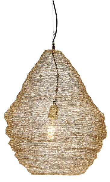 Lampada a sospensione orientale oro 45 cm - NIDUM